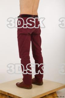 Leg red trousers brown shoes of Sidney 0004